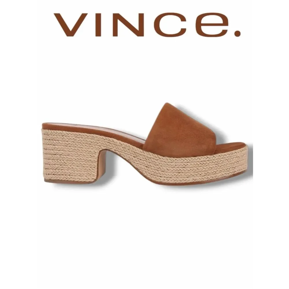 Vince Women’s Margo Platforms in the Size 9 in Sequoia Brown